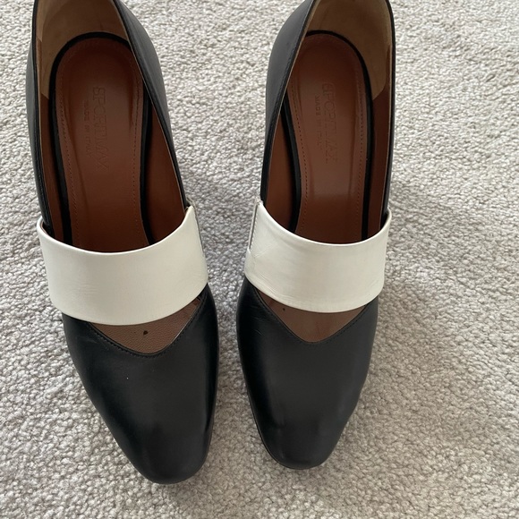 Sportmax heeled shoes black and white, size 7, look like new - Picture 2 of 4